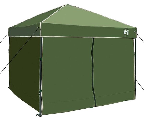Šator s nadstrešnicom Zelena 243 x 243 x 251 cm tkanina - Zelena / 243 x 243 x 251 cm