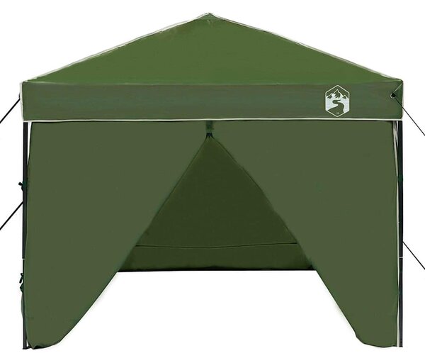 Šator s nadstrešnicom Zelena 243 x 243 x 251 cm tkanina - Zelena / 243 x 243 x 251 cm