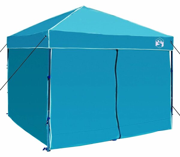 Šator s nadstrešnicom Plava 243 x 243 x 251 cm tkanina - Plava / 243 x 243 x 251 cm