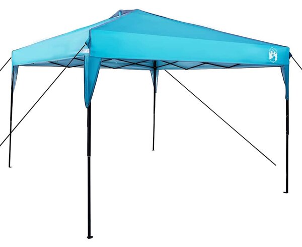 Šator s nadstrešnicom Plava 290 x 290 x 251 cm tkanina - Plava / 290 x 290 x 251 cm