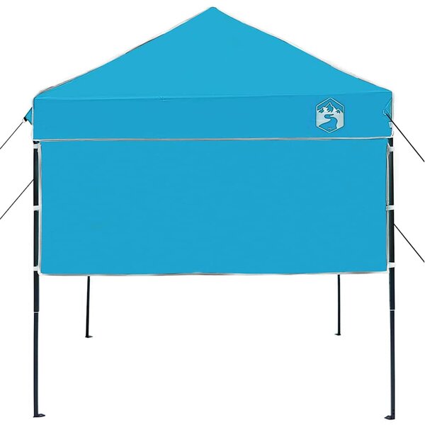 Šator s nadstrešnicom Plava 194 x 194 x 251 cm tkanina - Plava / 194 x 194 x 251 cm