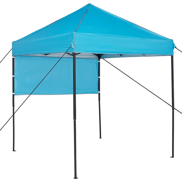 Šator s nadstrešnicom Plava 194 x 194 x 251 cm tkanina - Plava / 194 x 194 x 251 cm