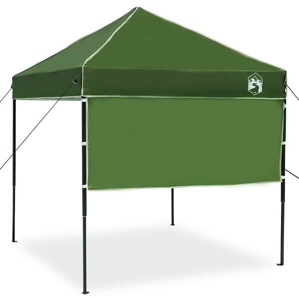 Šator s nadstrešnicom Zelena 194 x 194 x 251 cm tkanina - Zelena / 194 x 194 x 251 cm