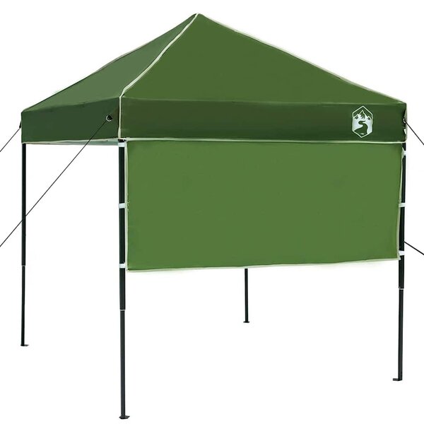 Šator s nadstrešnicom Zelena 194 x 194 x 251 cm tkanina - Zelena / 194 x 194 x 251 cm