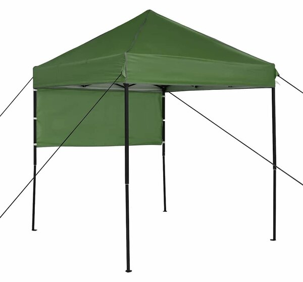 Šator s nadstrešnicom Zelena 194 x 194 x 251 cm tkanina - Zelena / 194 x 194 x 251 cm