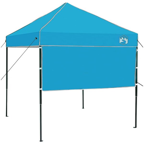 Šator s nadstrešnicom Plava 194 x 194 x 251 cm tkanina - Plava / 194 x 194 x 251 cm