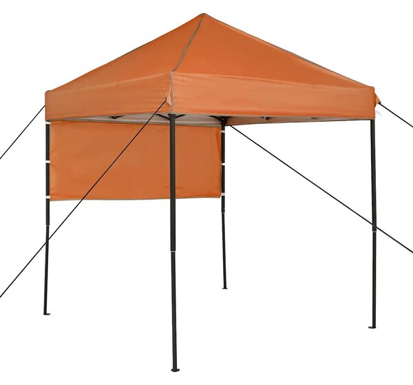 Šator s nadstrešnicom Narančasta 194 x 194 x 251 cm tkanina - Narančasta / 194 x 194 x 251 cm