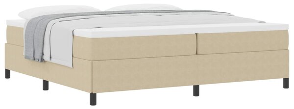 Krevet s opruga kutije Siva zelena 200 x 200 cm Kordura tekstil - Zelena / 200 x 200 cm