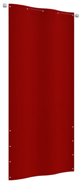 VidaXL Balkonski zastor crveni 100 x 240 cm od tkanine Oxford