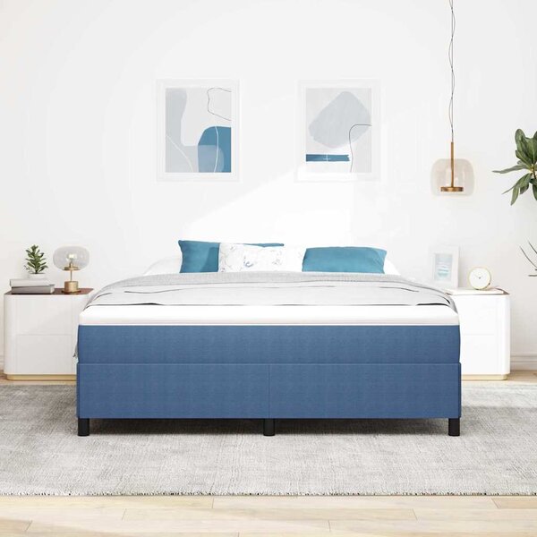 Krevet s opruga kutije Plava 180 x 200 cm Kordura tekstil - Plava / 180 x 200 cm