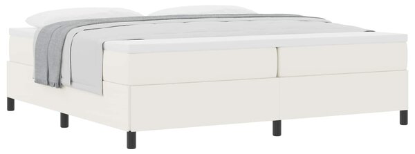 Krevet s opruga kutije Krem 200 x 200 cm Kordura tekstil - Krem / 200 x 200 cm