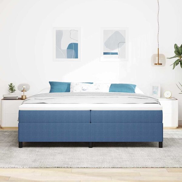Krevet s opruga kutije Plava 200 x 200 cm Kordura tekstil - Plava / 200 x 200 cm