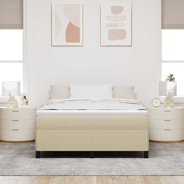 Krevet s opruga kutije Siva zelena 160 x 200 cm Kordura tekstil - Zelena / 160 x 200 cm