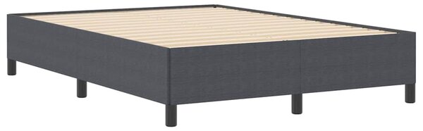 Krevet s opruga kutije Tamnosiva 160 x 200 cm Kordura tekstil - Siva / 160 x 200 cm