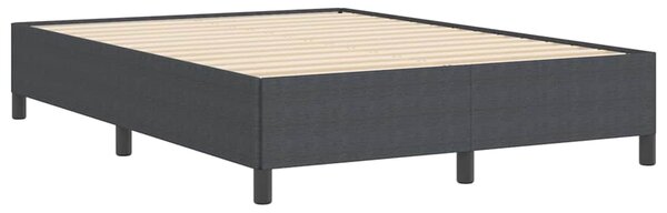 Krevet s opruga kutije Tamnosiva 160 x 200 cm Kordura tekstil - Siva / 160 x 200 cm