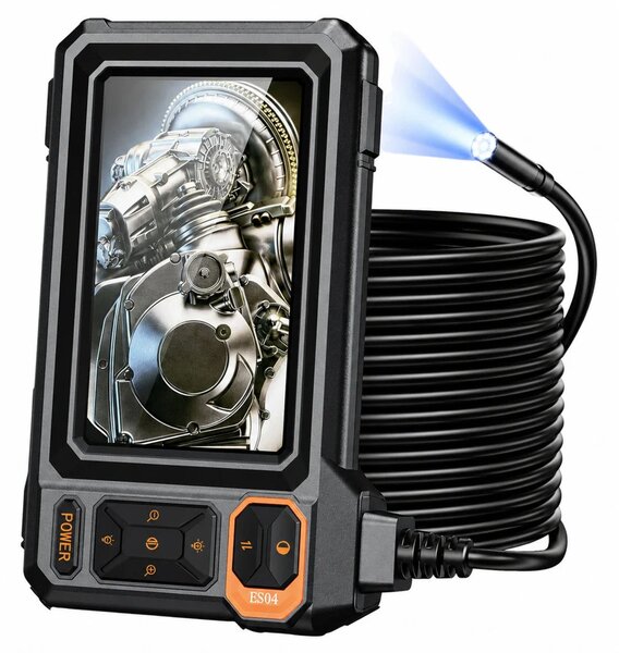 Žičana endoskopska inspekcijska kamera s 8 LED dioda LCD 4,3'' IP67