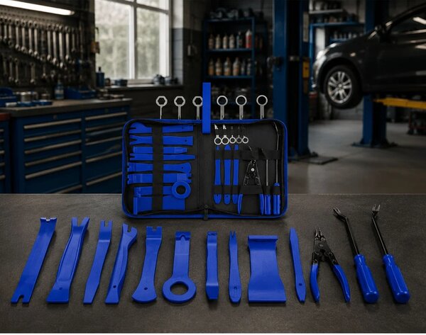 Set alata za demontažu auto tapiserije, 45 dijelova