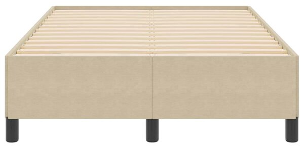 Krevet s opruga kutije Siva zelena 120 x 190 cm Kordura tekstil - Zelena / 120 x 190 cm