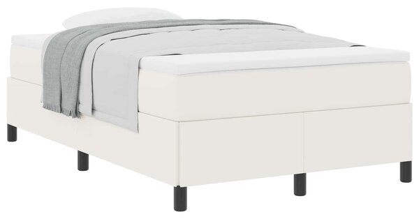 Krevet s opruga kutije Krem 120 x 190 cm Kordura tekstil - Krem / 120 x 190 cm