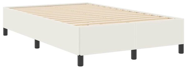 Krevet s opruga kutije Krem 120 x 190 cm Kordura tekstil - Krem / 120 x 190 cm