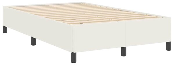 Krevet s opruga kutije Krem 120 x 190 cm Kordura tekstil - Krem / 120 x 190 cm