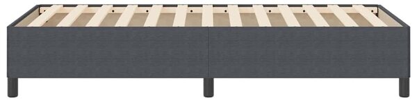 Krevet s opruga kutije Tamno siva 80 x 200 cm Kordura tekstil - Siva / 80 x 200 cm