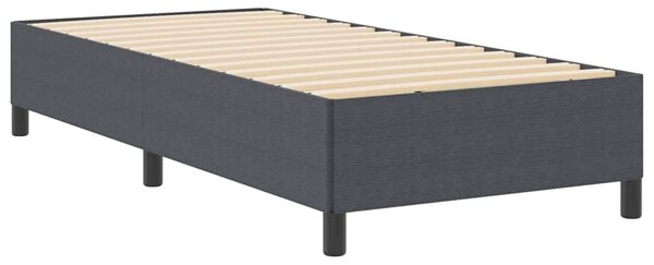 Krevet s opruga kutije Tamno siva 80 x 200 cm Kordura tekstil - Siva / 80 x 200 cm
