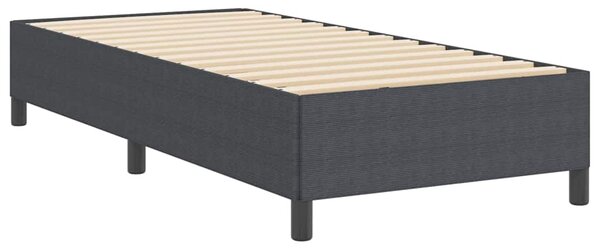 Krevet s opruga kutije Tamno siva 80 x 200 cm Kordura tekstil - Siva / 80 x 200 cm