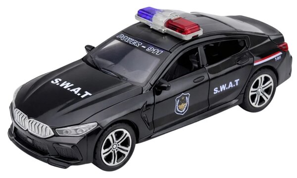 SWAT specijalna jedinica, otvaranje vrata automobila, svjetla za vožnju, zvukovi, crno