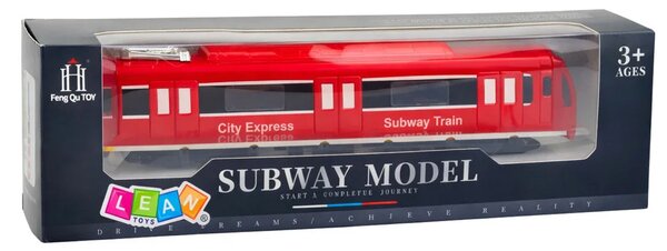 Metro Train City Express Otvaranje vrata Svjetla Zvuči crveno