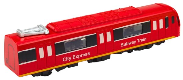 Metro Train City Express Otvaranje vrata Svjetla Zvuči crveno