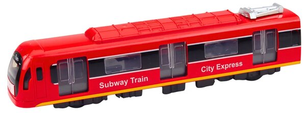Metro Train City Express Otvaranje vrata Svjetla Zvuči crveno
