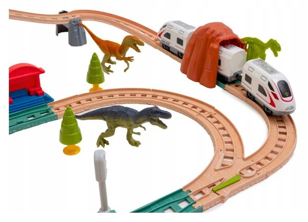 Električni interaktivni vagoni Tunel Vulkan Dinosauri 95 cm