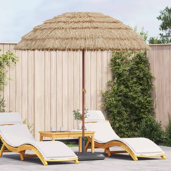 Suncobran za plažu Prirodna 205 x 205 x 210 cm - Smeđa / 205 x 205 x 210 cm