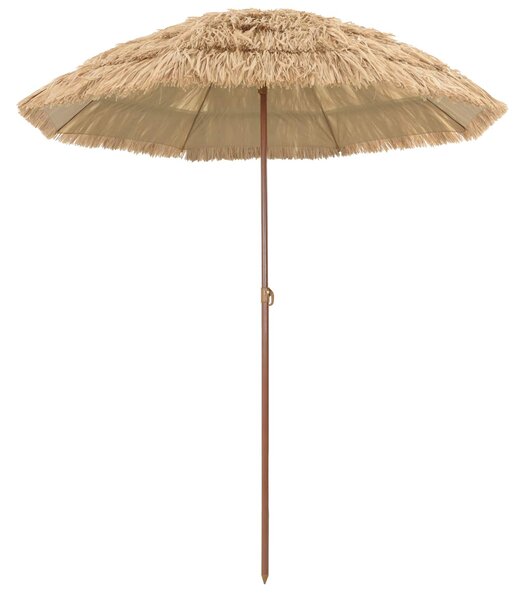 Suncobran za plažu Prirodna 160 x 160 x 196 cm - Smeđa / 160 x 160 x 196 cm