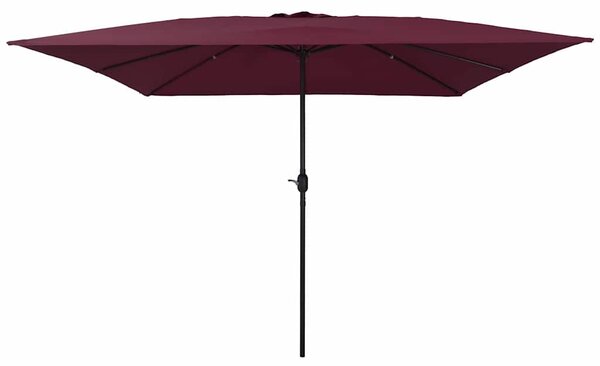 Vrtni suncobran Bordeaux Crvena 295 x 295 x 245 cm - Crvena / 295 x 295 x 245 cm