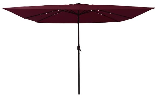 Vrtni suncobran Bordeaux Crvena 295 x 295 x 245 cm - Crvena / 295 x 295 x 245 cm