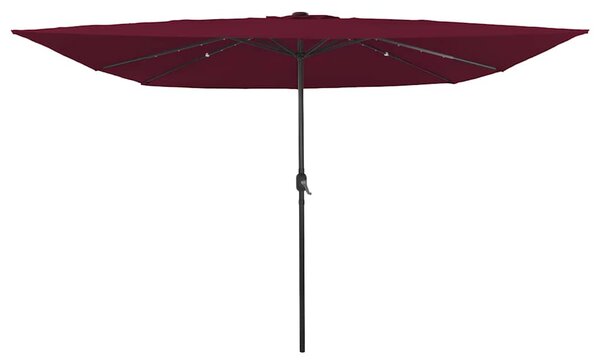 Vrtni suncobran Bordeaux Crvena 295 x 295 x 245 cm - Crvena / 295 x 295 x 245 cm
