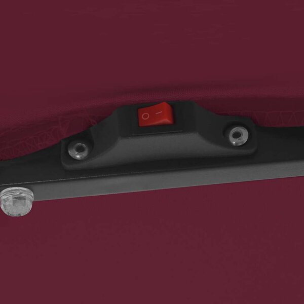 Vrtni suncobran Bordeaux Crvena 295 x 295 x 245 cm - Crvena / 295 x 295 x 245 cm