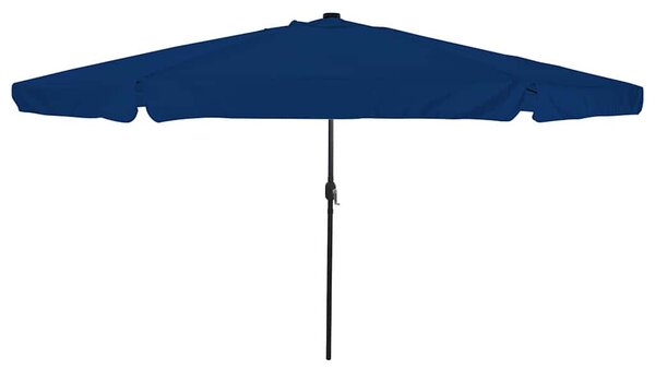 Vrtni suncobran Azurnoplava 395 x 395 x 245 cm Poliester - Plava / 395 x 395 x 245 cm