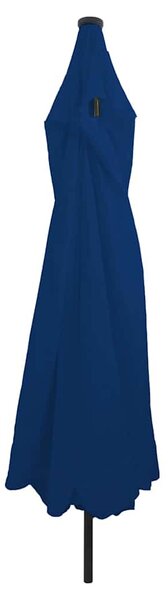 Vrtni suncobran Azurnoplava 395 x 395 x 245 cm Poliester - Plava / 395 x 395 x 245 cm