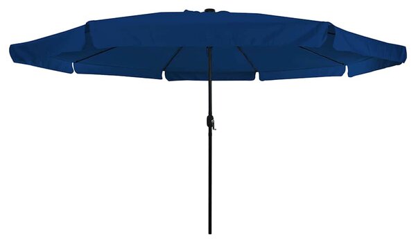 Vrtni suncobran Azurnoplava 395 x 395 x 245 cm Poliester - Plava / 395 x 395 x 245 cm