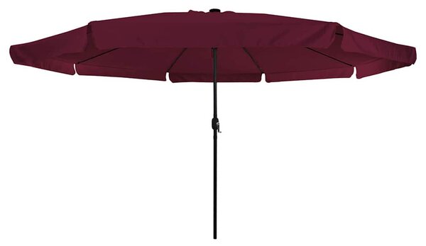 Vrtni suncobran Bordeaux Crvena 395 x 395 x 245 cm Poliester - Crvena / 395 x 395 x 245 cm