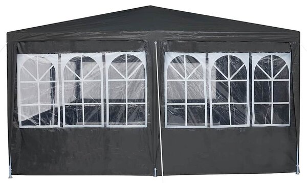 Šator za zabave Antracit 800 x 400 x 266 cm Polietilen - Antracit / 800 x 400 x 266 cm