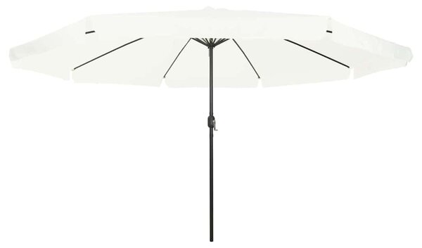 Vrtni suncobran Pijesak 394 x 394 x 248 cm Poliester i čelik - Smeđa / 394 x 394 x 248 cm