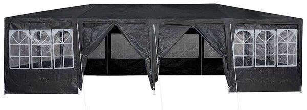 Šator za zabave Antracit 800 x 400 x 266 cm Polietilen - Antracit / 800 x 400 x 266 cm