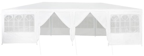 Šator za zabave Bijelo 800 x 400 x 266 cm Polietilen - Bijela / 800 x 400 x 266 cm