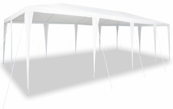 Šator za zabave Bijelo 800 x 400 x 266 cm Polietilen i čelik - Bijela / 800 x 400 x 266 cm