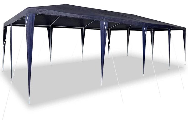 Šator za zabave Plava 800 x 400 x 266 cm Polietilen i čelik - Plava / 800 x 400 x 266 cm