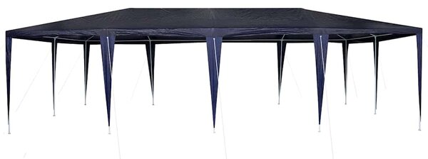 Šator za zabave Plava 800 x 400 x 266 cm Polietilen i čelik - Plava / 800 x 400 x 266 cm